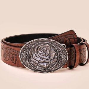 SHEIN brown cowgirl belt